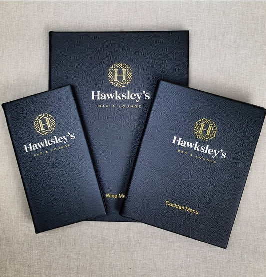 Brussels Full leather Menu Covers