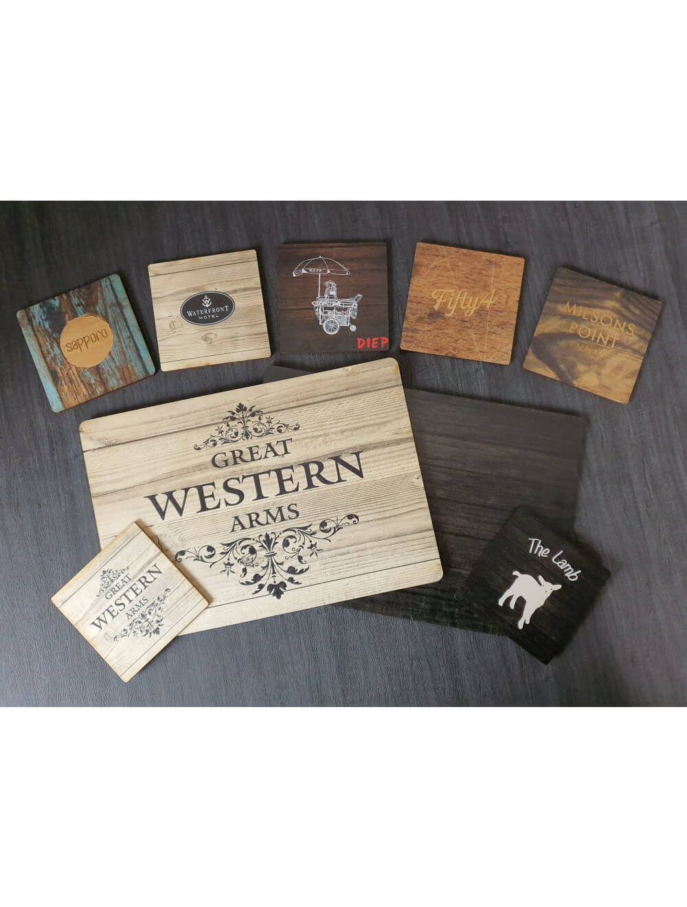 Wooden Placemats & Coasters