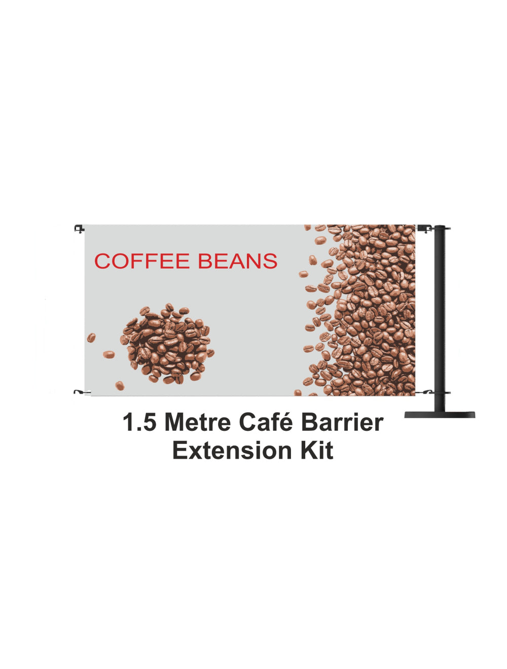 1.5 Meter Cafe Barrier Extension Kit