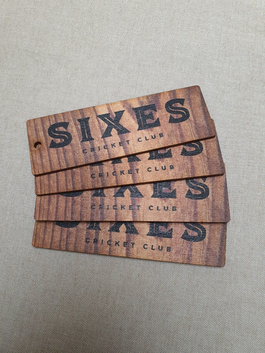 Oak Floor wooden Key Tags