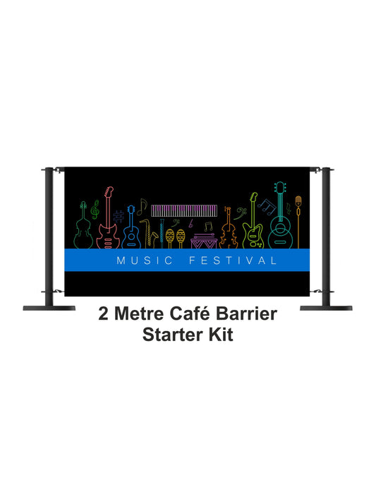 2 Meter Cafe Barrier Starter Kit