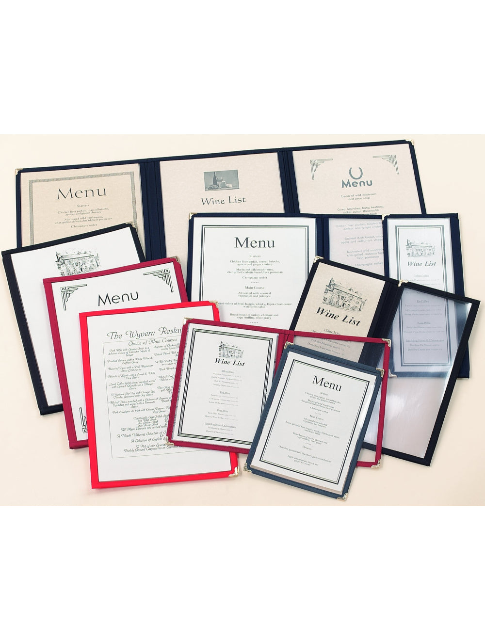 American Framed Menu