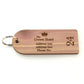 Key Fobs - Engraved Red Cedar Veneer Wood - bhma