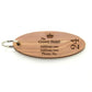 Key Fobs - Engraved Red Cedar Veneer Wood - bhma