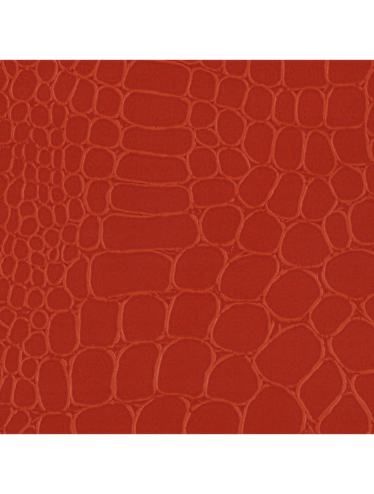 Berlin Croco Orange Material Swatch