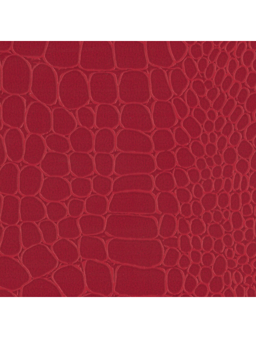 Berlin Croco Persian Red Material Swatch