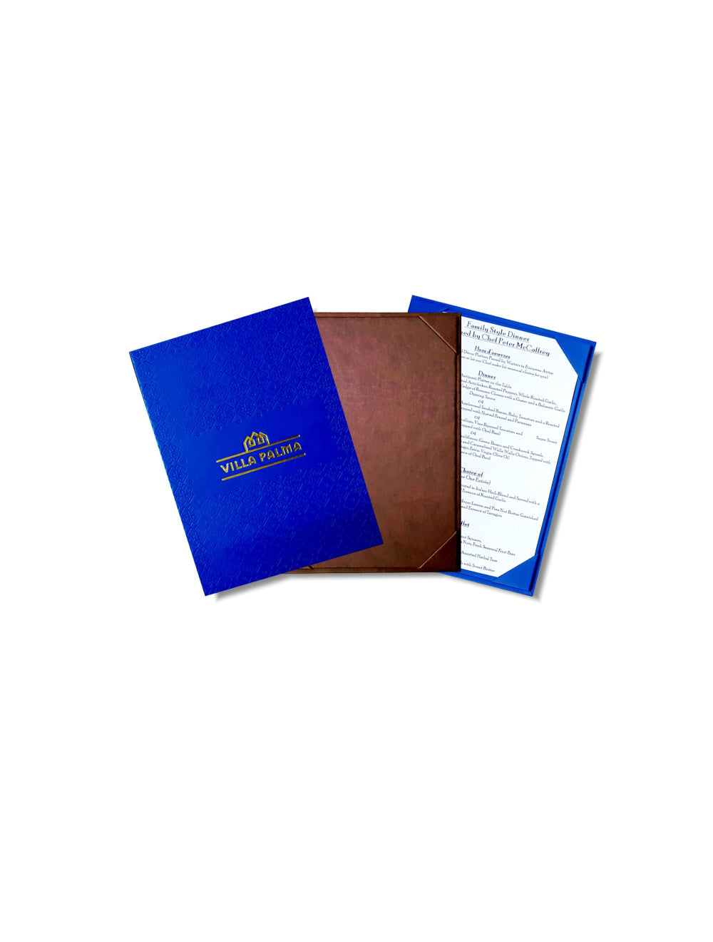 Leather Menu Boards