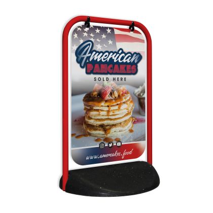 Swinger Pavement Sign - Worldwide Menus