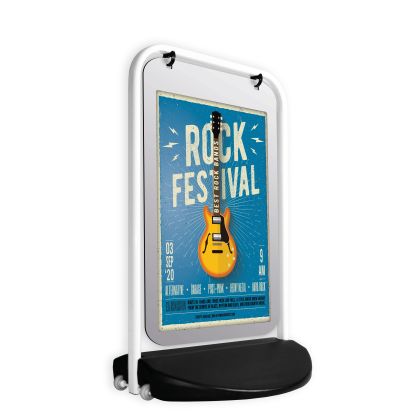 Swinger 3000 Poster Holder (20" x 30" Poster) Pavement Sign